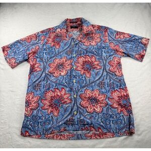 LINCS DC & Co‎ Camp Shirt Men's Small Multicolor Floral Short Sleeve Casual Wear